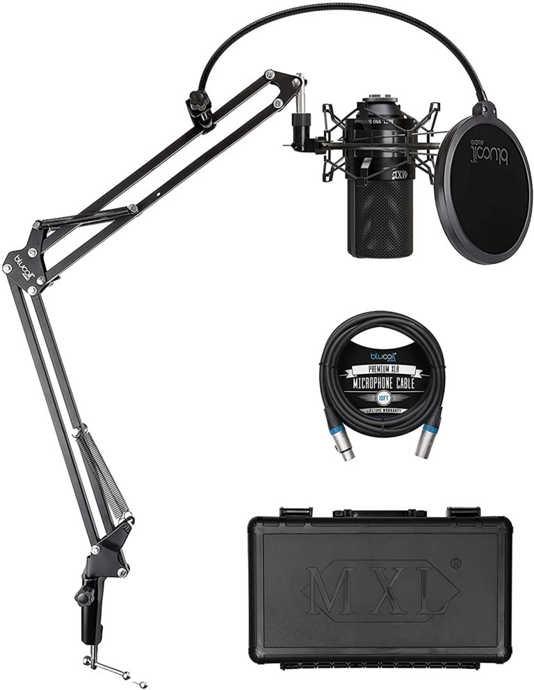 MXL 990 Cardioid Condenser Microphone for Vocals and Acoustic Guitar Recording