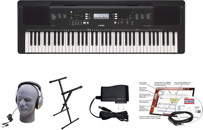 Yamaha Keyboard 76-Key with Power Supply, Stand, Headphones