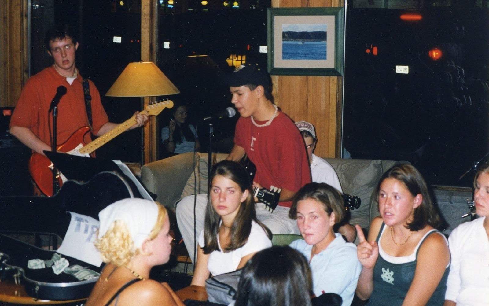 Victor with his high school band