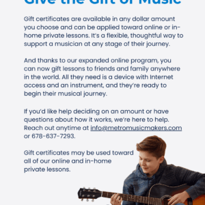 Give the gift of music