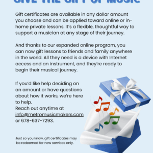 Give the gift of music