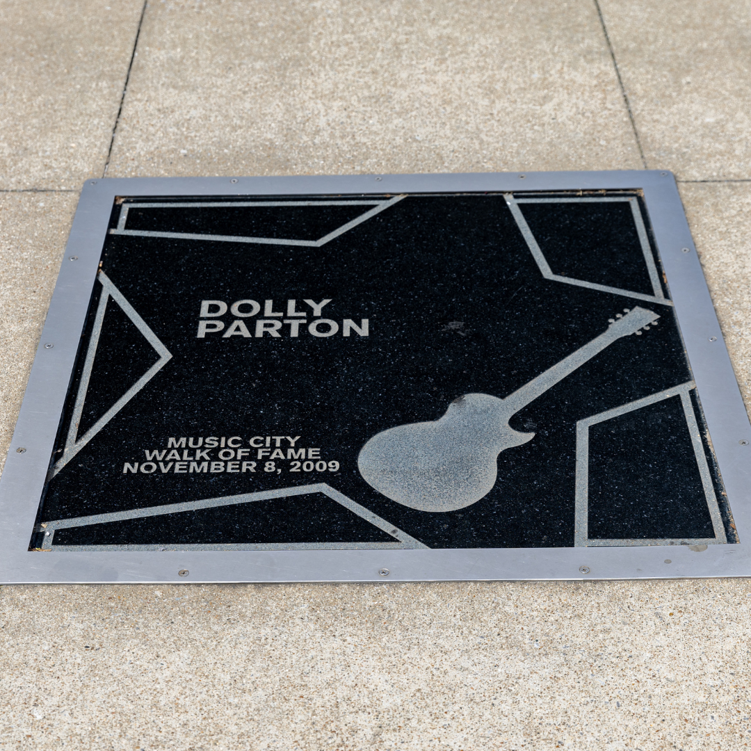Dolly's Star on the Nashille Walk of Game